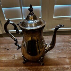 Vintage Gorham Heritage Silverplate Coffee & Tea Pot YH339
